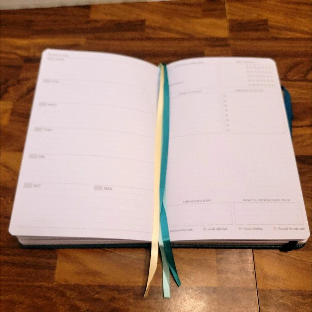 Legend Planner Personal Planner Goal Tracking Book with Stickers